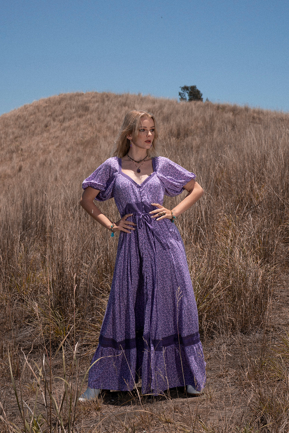 Purple best sale gypsy dress