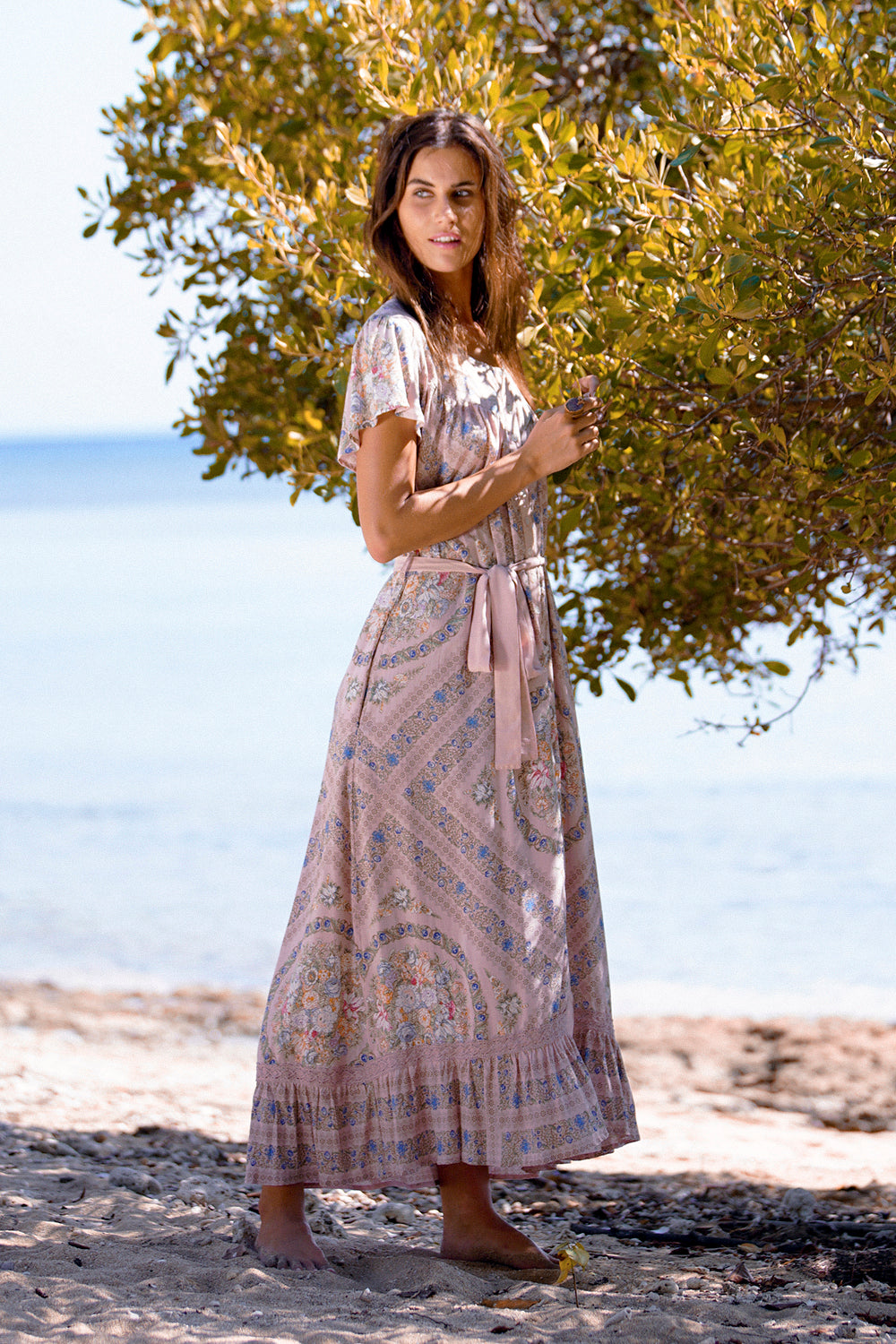 Blush boho shop maxi dress