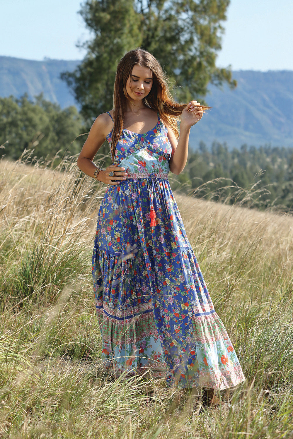 Ravennah Maxi Dress - Lapis Lazuli