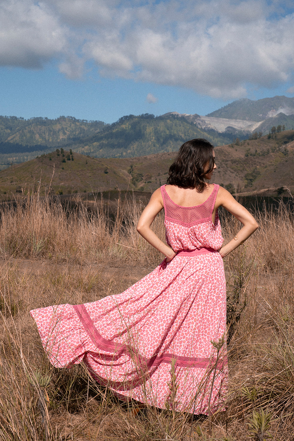 Lily Maxi Skirt - Magenta - Into the Wild by Tulle and Batiste